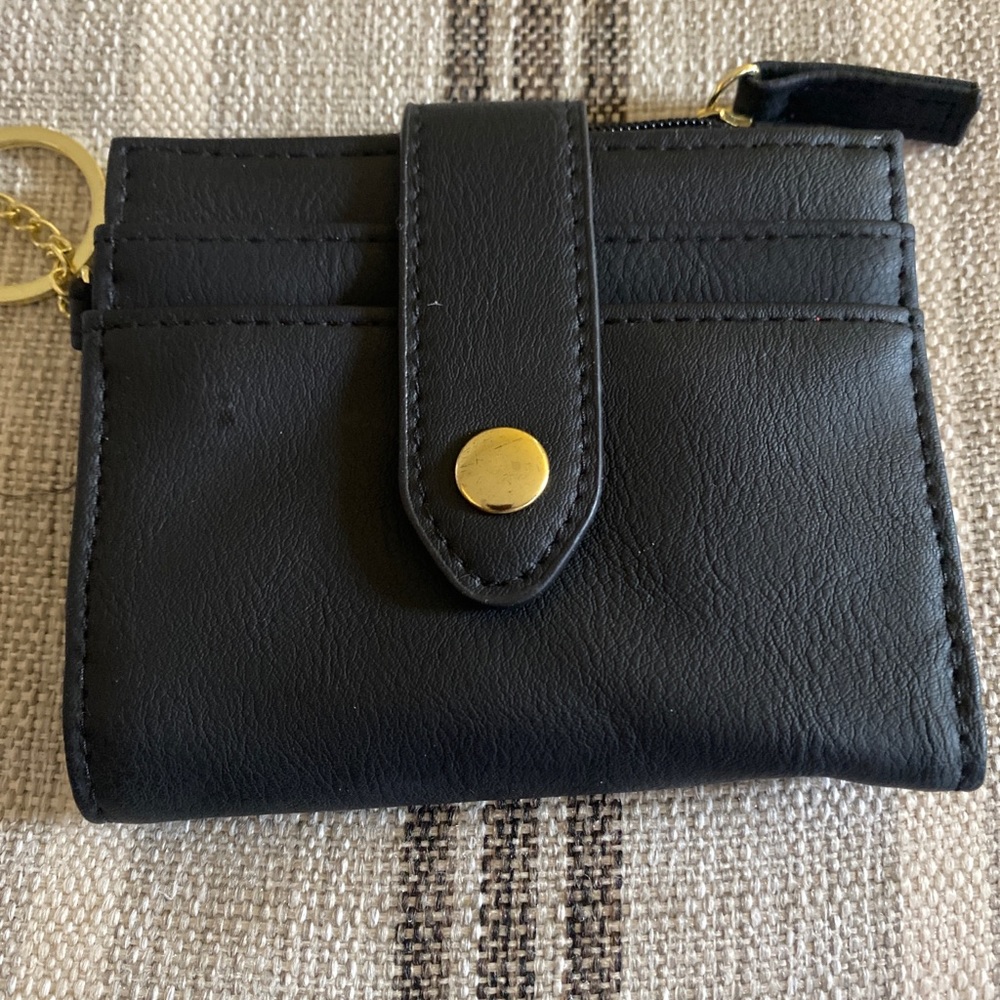 Small black wallet.